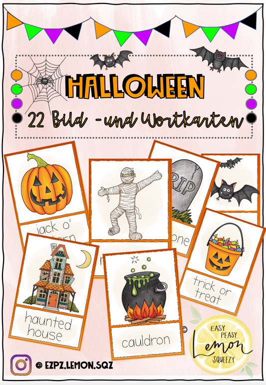 Huge Halloween Bundle: Escape Game, Reading Trail, Speed Dating, Bildkarten