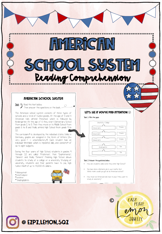 American School System - Reading Comprehension