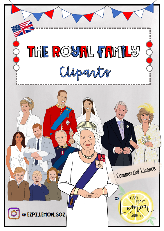 The Royal Family: Cliparts
