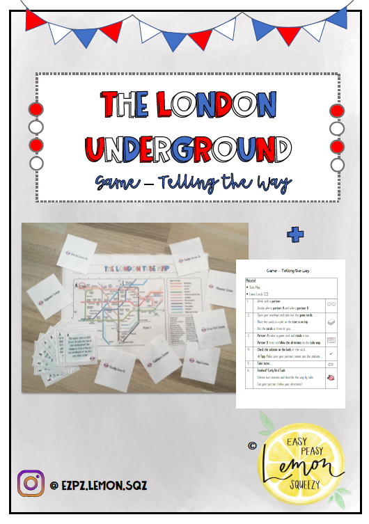 The London Underground / Tube Game - Telling the Way