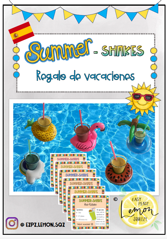 Summer Shakes - Materialpaket (Deutsch - Englisch - Spanisch)