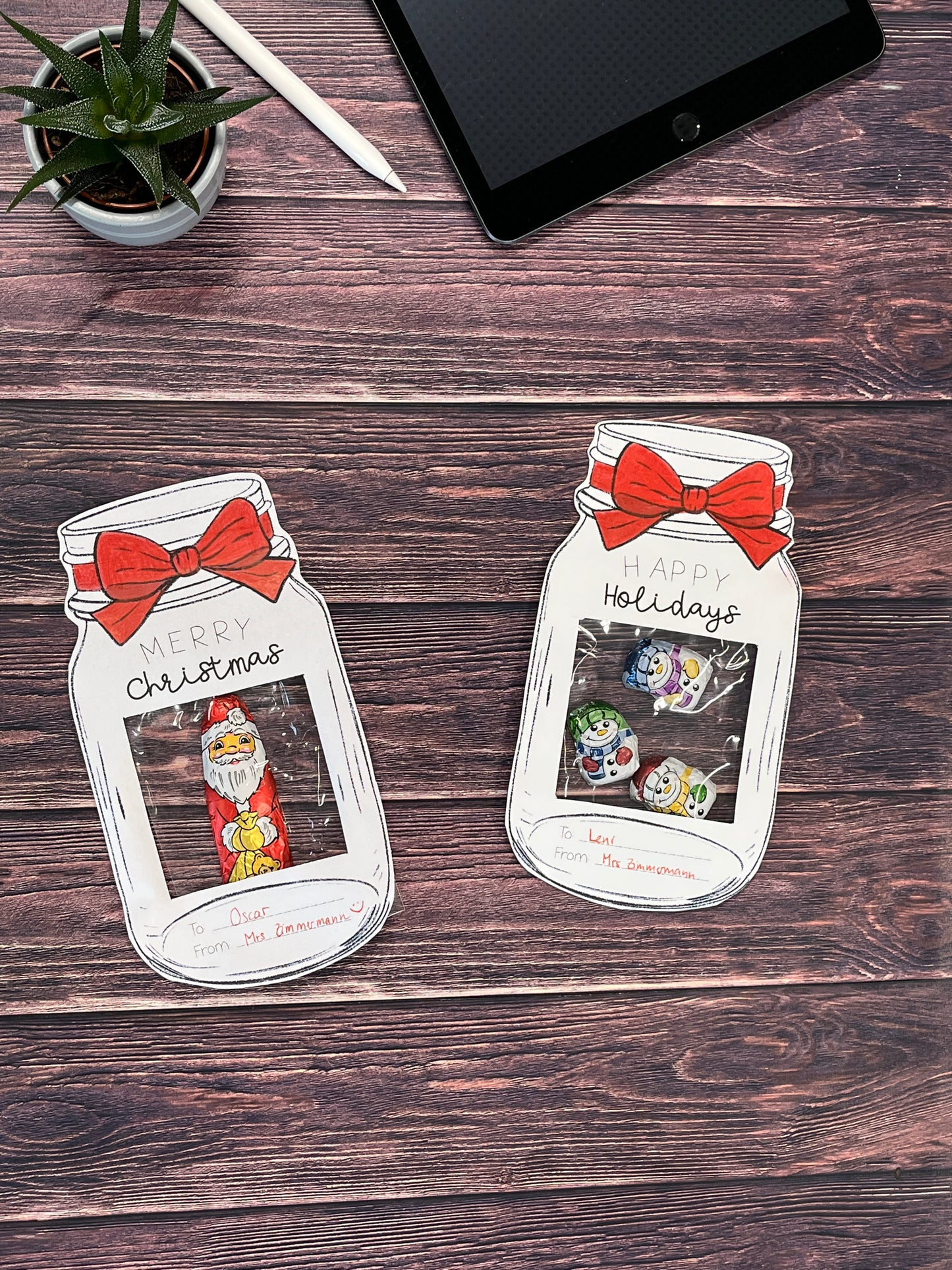 Geschenk Weihnachtferien / Winterferien Englisch