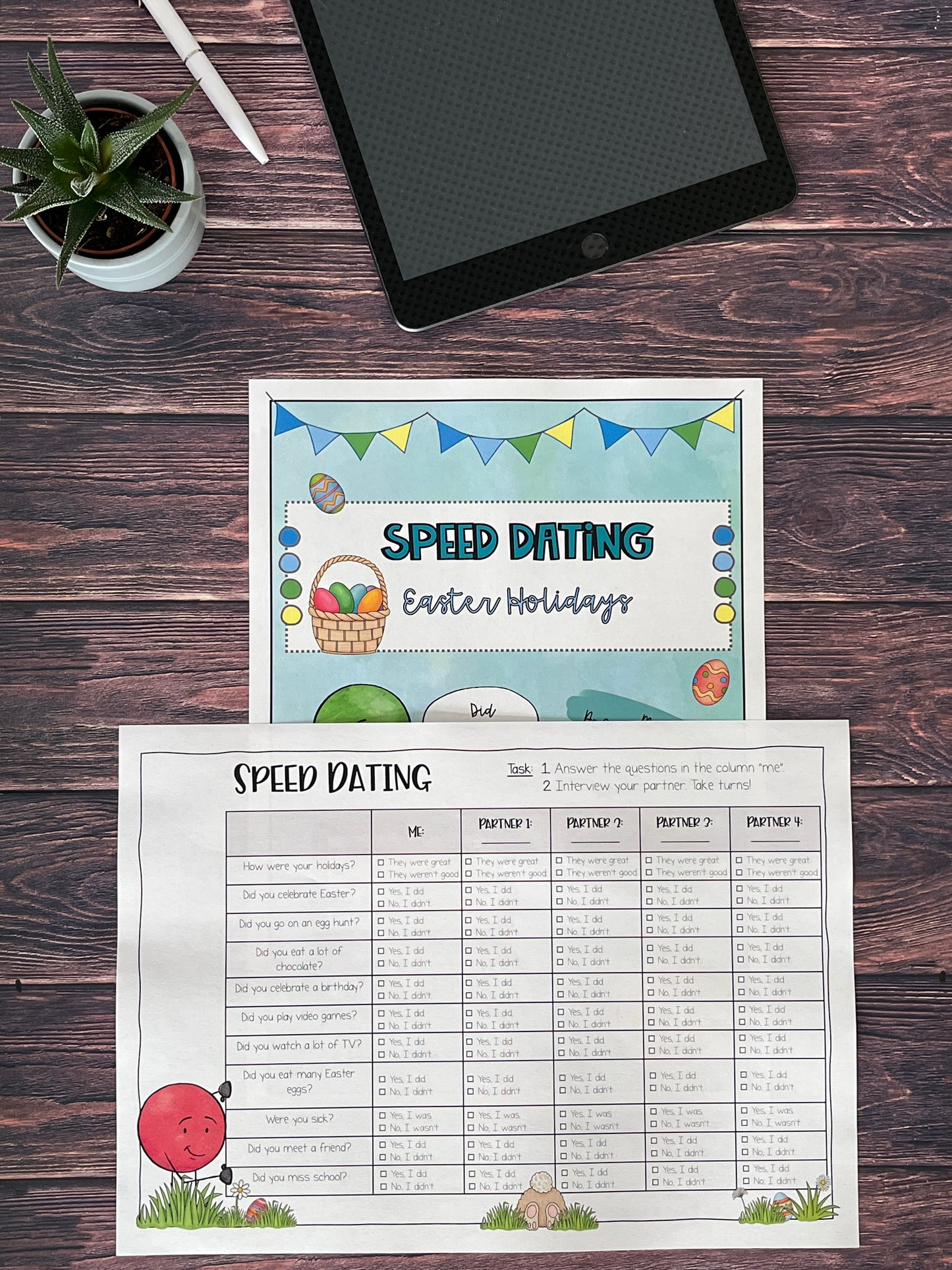 Speed Dating: Easter Holidays