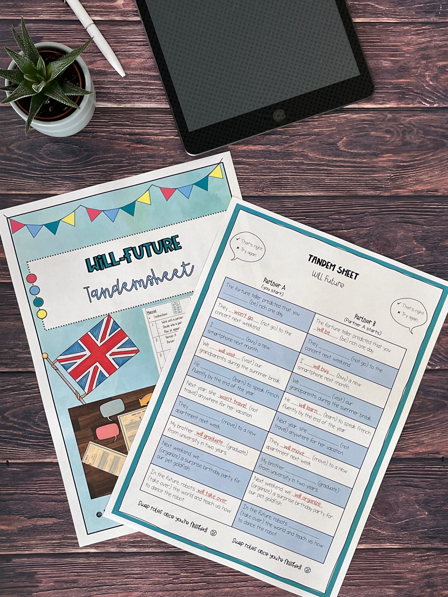 Will-Future - Tandemsheet