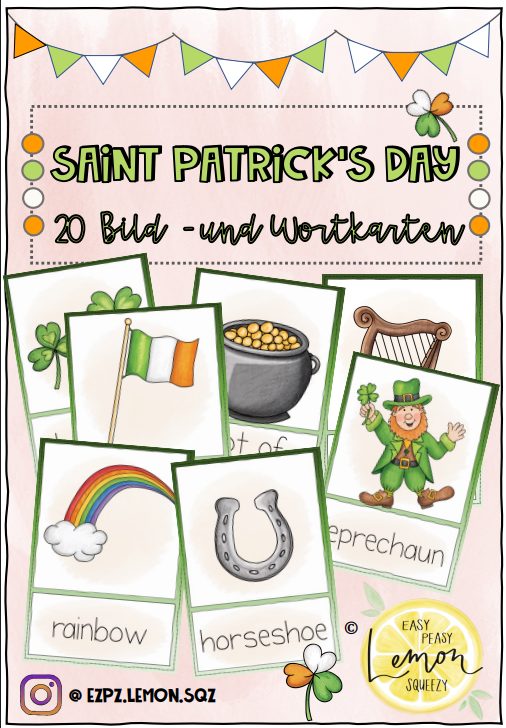 Saint Patrick’s Day - Picture and Wordcards