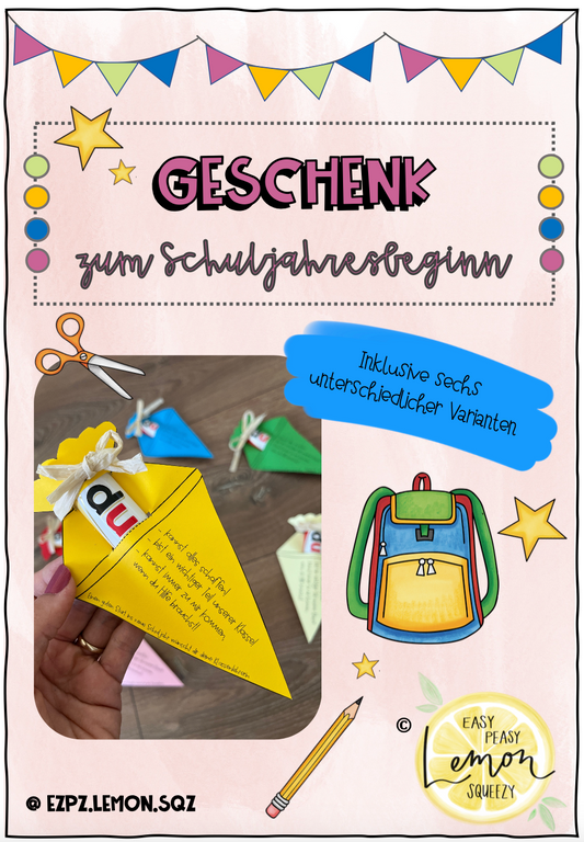 Geschenk Schuljahresbeginn