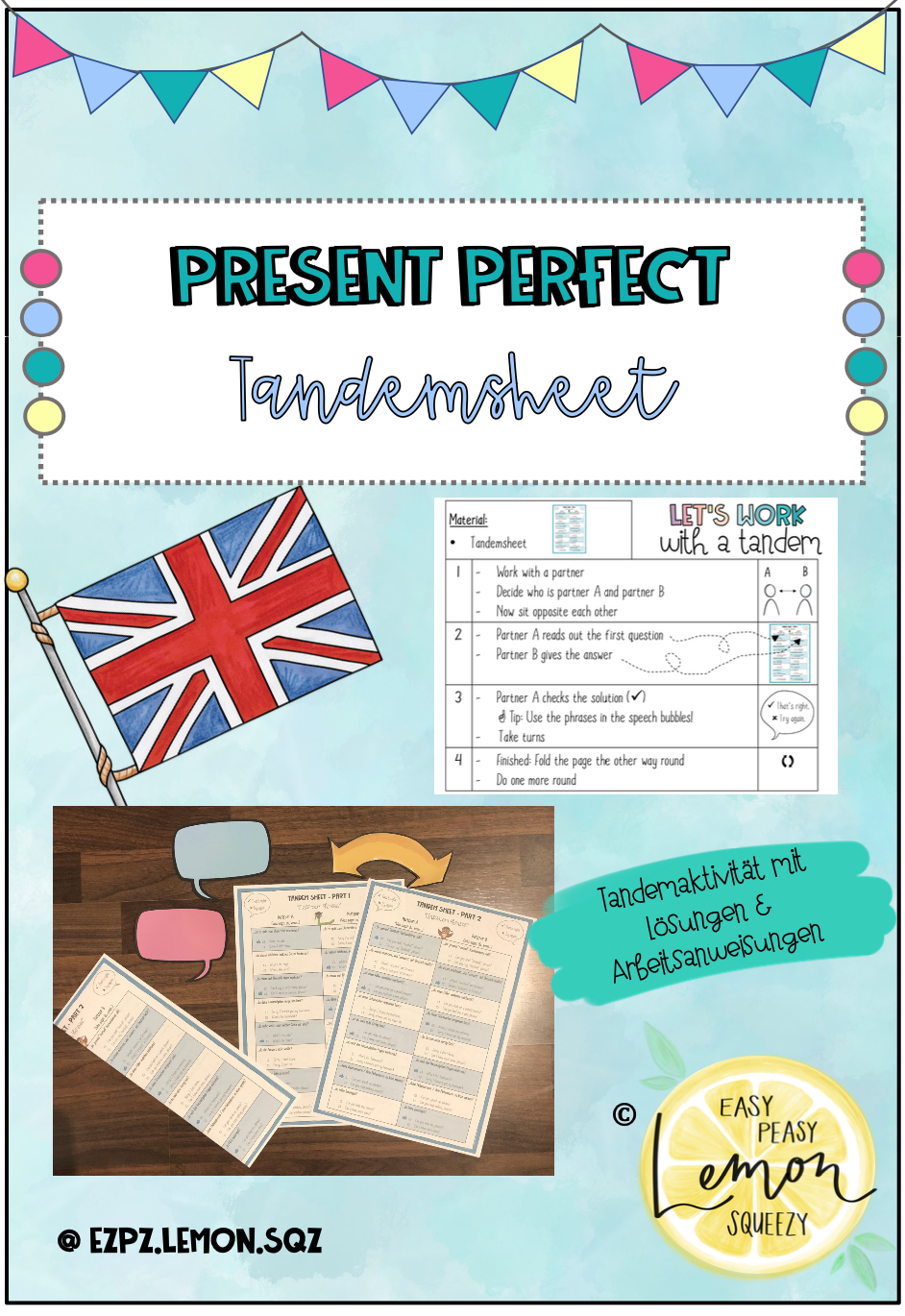 Present Perfect - Tandemsheet