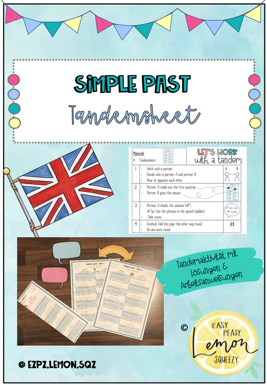 Simple Past - Tandemsheet