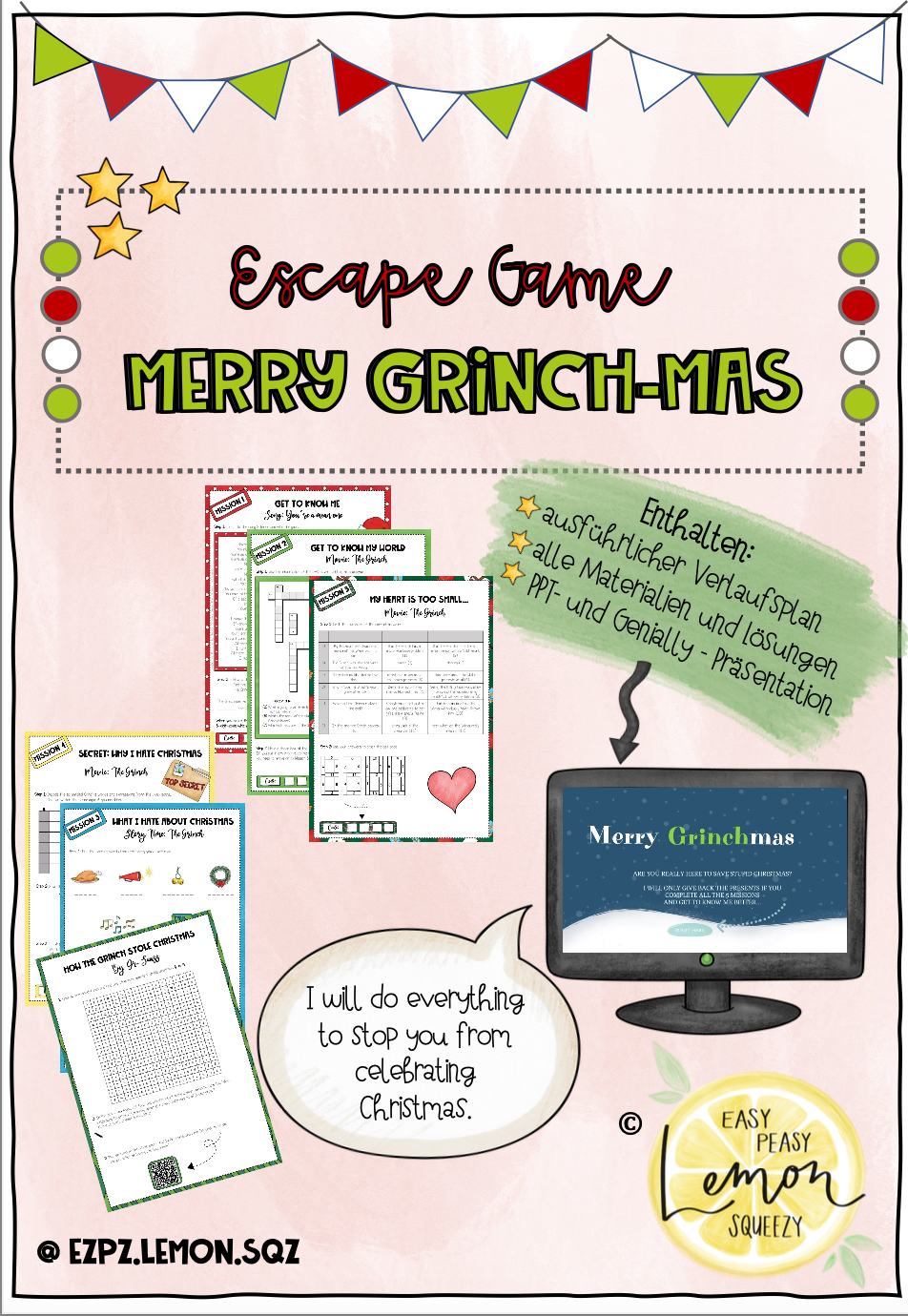 Merry Grinch-Mas: A Christmas Escape Game