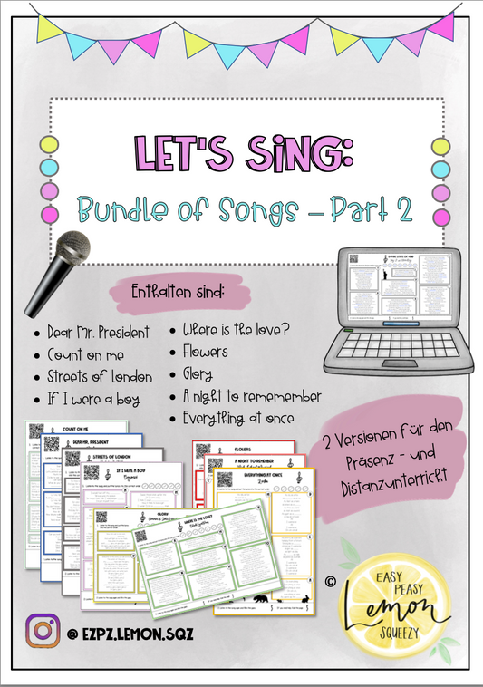 Songs im Englischunterricht - Part 2