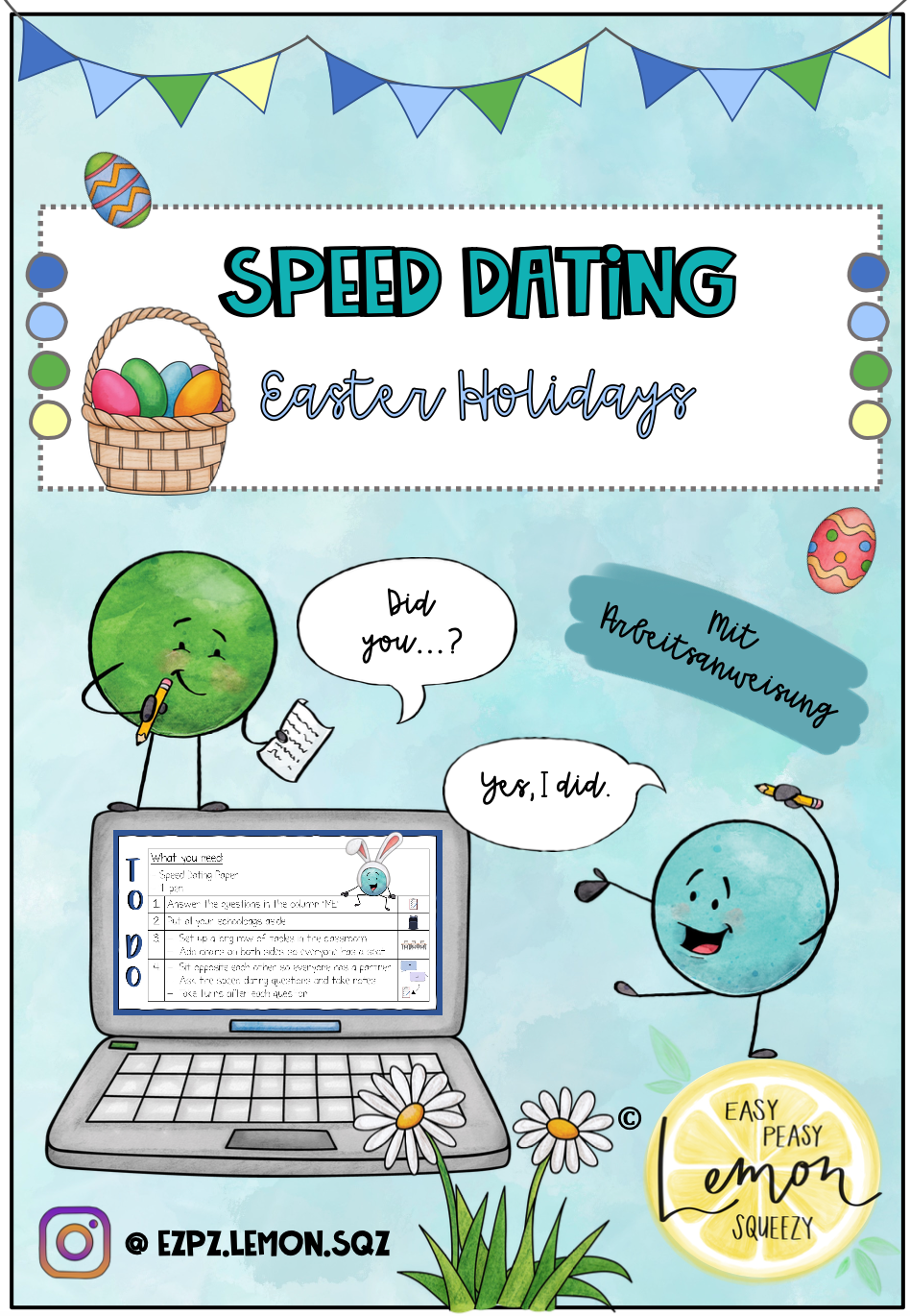 Speed Dating: Easter Holidays
