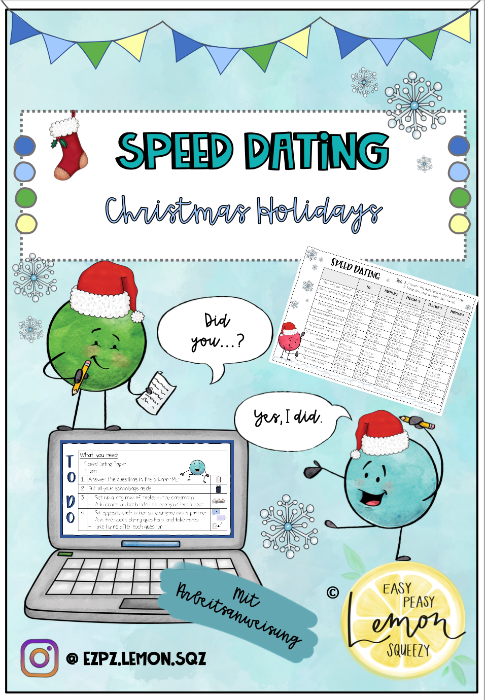 Speed Dating: Christmas Holidays