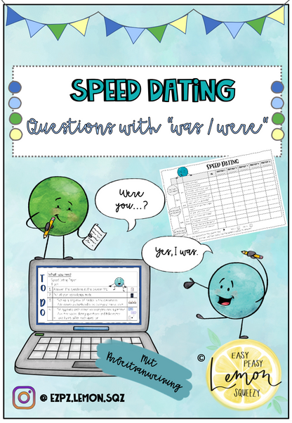Speed Dating: Questions with „Was + Were"