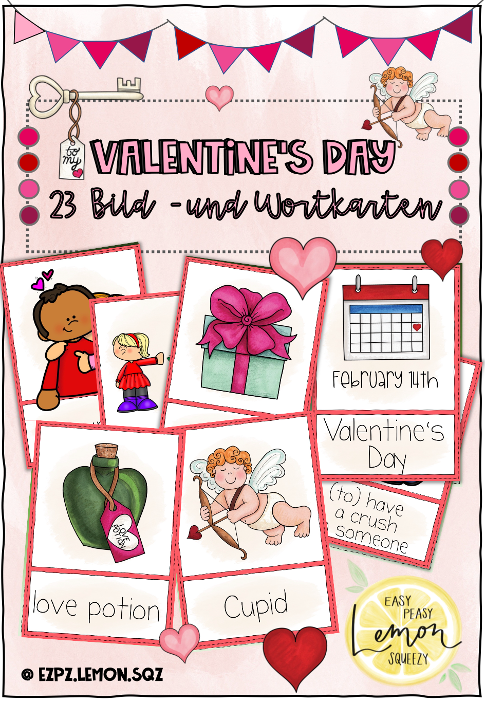 Valentine’s Day - Picture and Wordcards