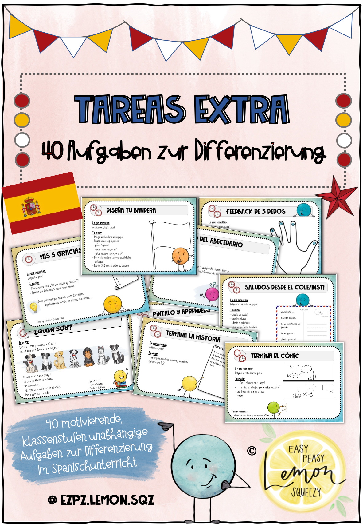 Release Sale: Tareas Extra - 40 Aufgaben für die Schnellen in deinem Spanischuntericht