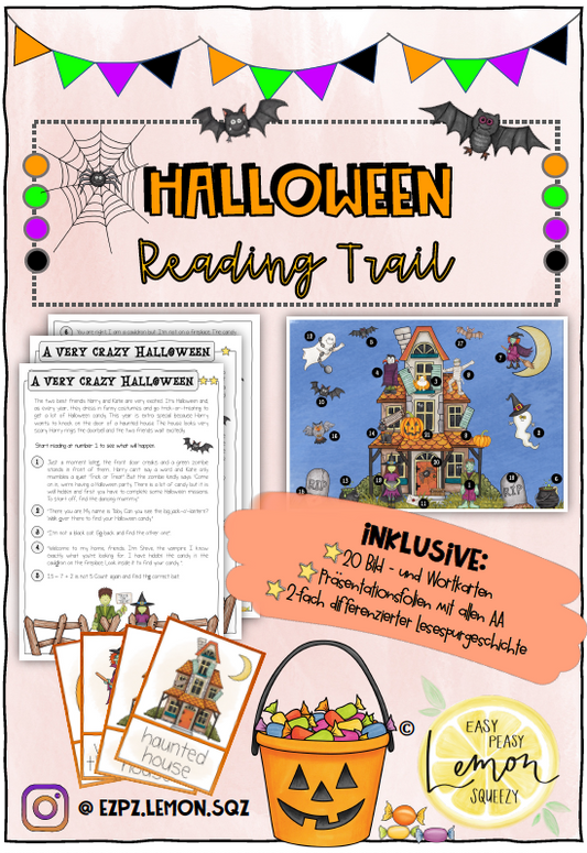 Big Bundle: Halloween (Reading Trail, Speed Dating und Bildkarten)