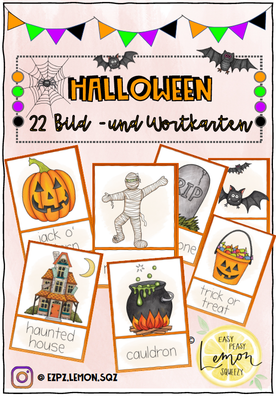Big Bundle: Halloween (Reading Trail, Speed Dating und Bildkarten)