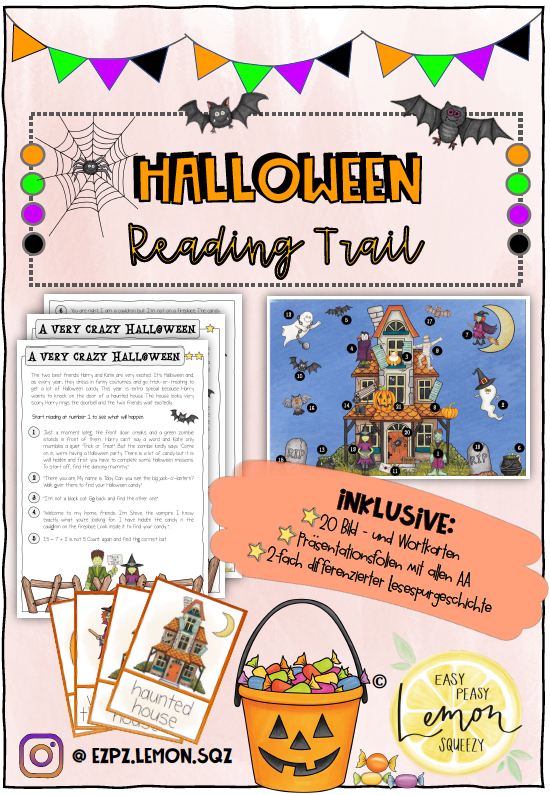 Halloween - English Reading Trail (Lesespurgeschichte)