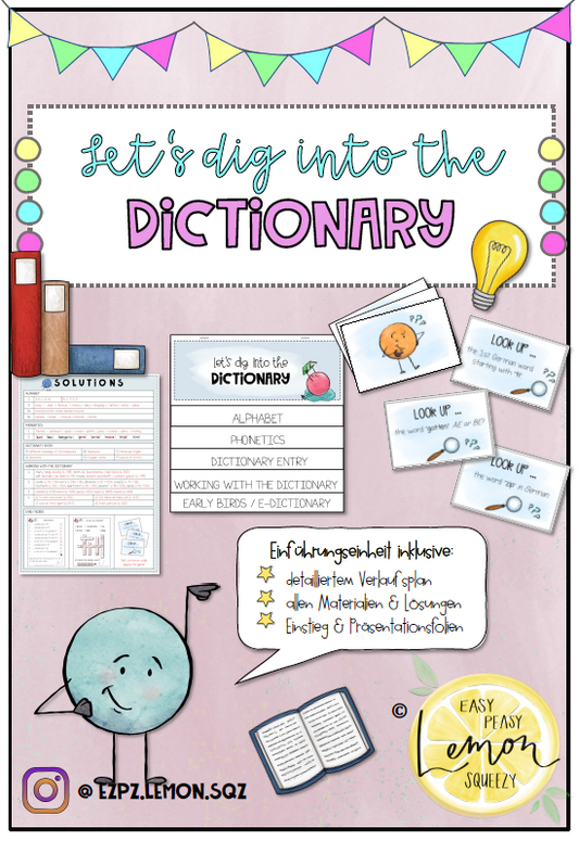 Working with the Dictionary (Introductory Unit)