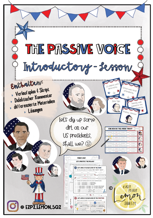 Passive Voice - Active Voice English - Introductory Double Lesson
