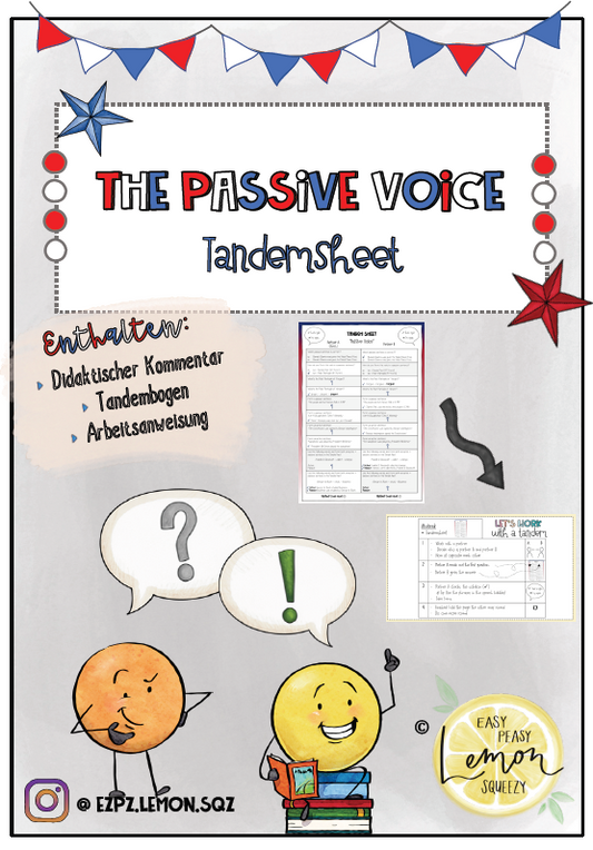 The Passive - Tandemsheet