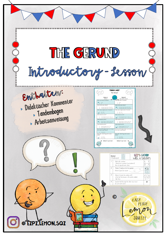 The Gerund - Tandemsheet