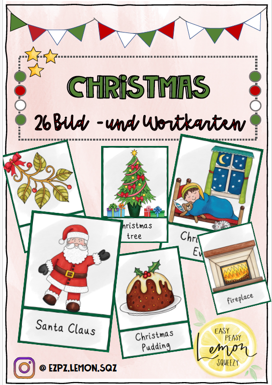 Christmas - Picture and Wordcards