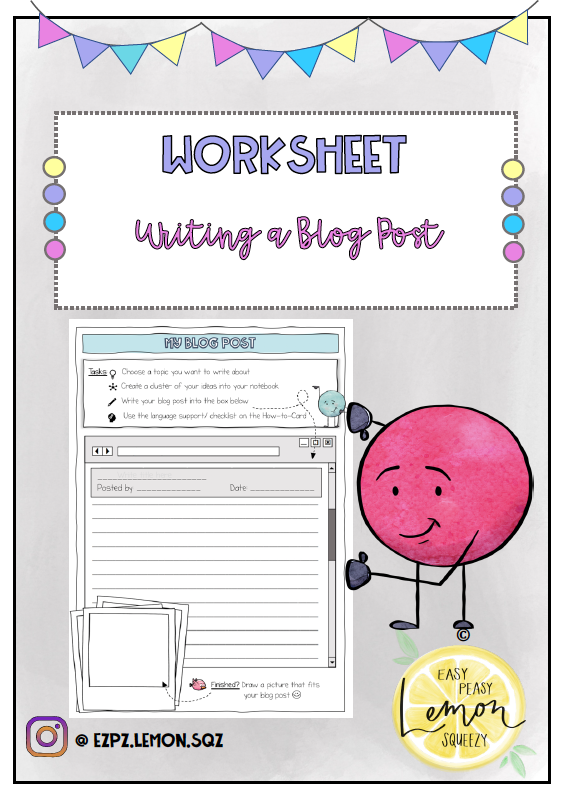 Worksheet: Write a Blog Post