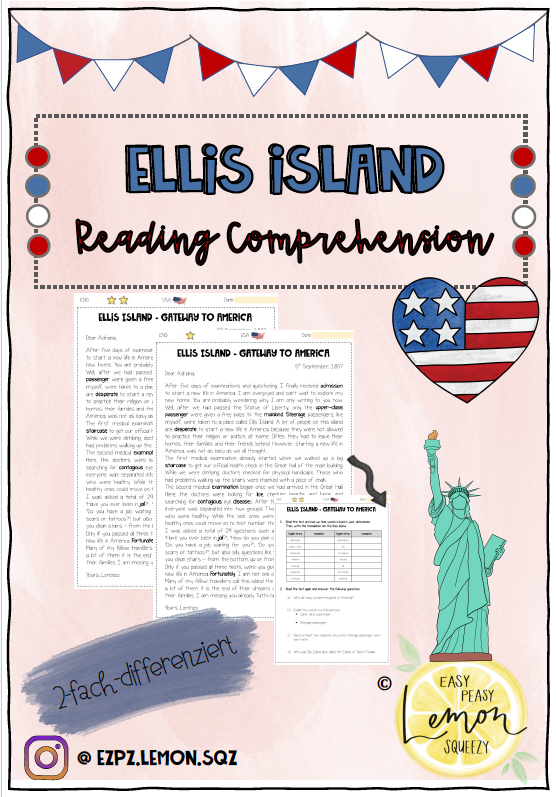 Ellis Island - Reading Comprehension