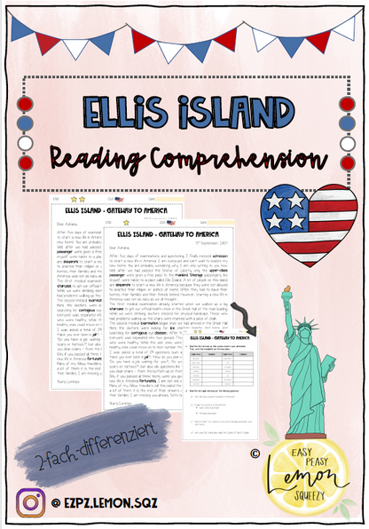 Ellis Island - Reading Comprehension