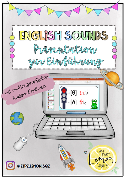 English Sounds / Phonetics - Präsentation zur Einführung