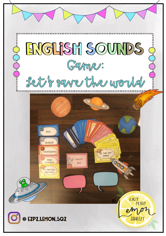 English Sounds / Phonetics - Game: Let's Save the World