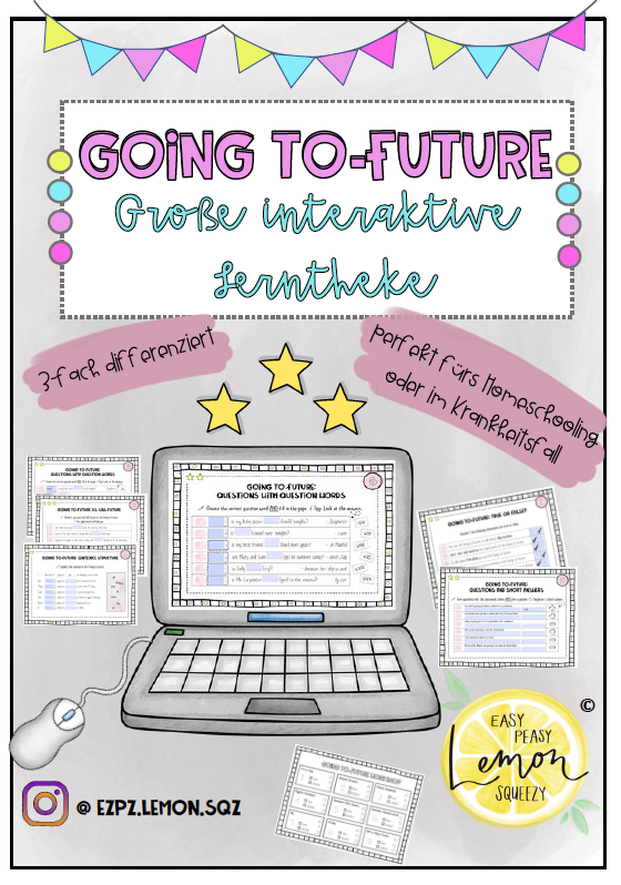 Große Lerntheke Going to-Future INTERAKTIV