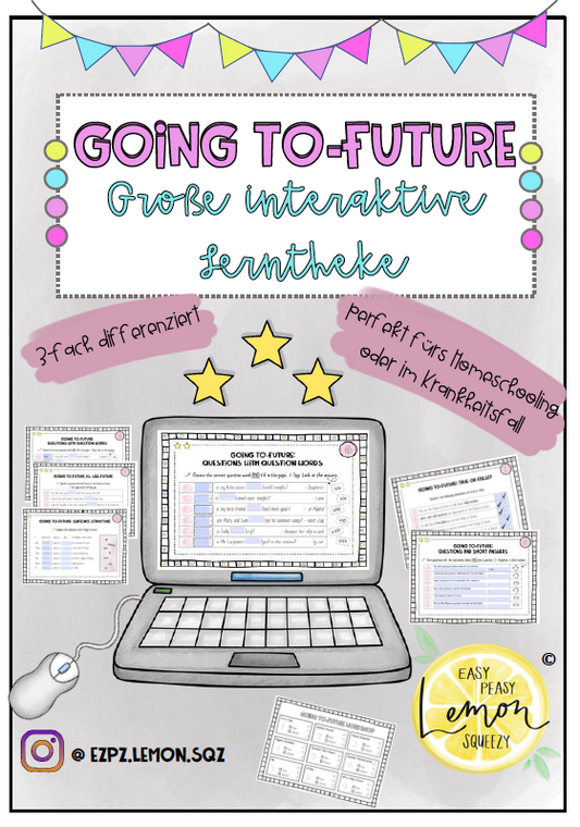 Große Lerntheke Going to-Future INTERAKTIV