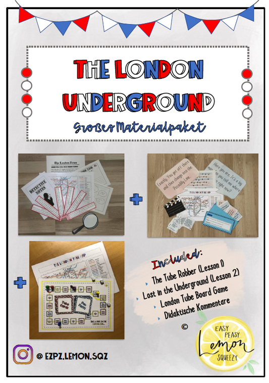 The London Underground / Tube - großes Materialpaket