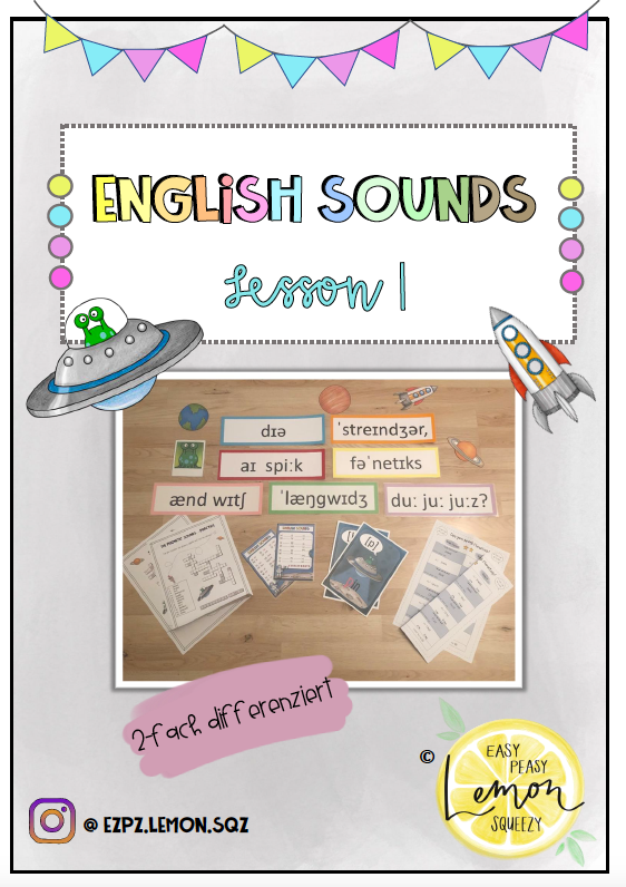 English Sounds / Phonetics - Materialpaket (Lesson 1 + 2)