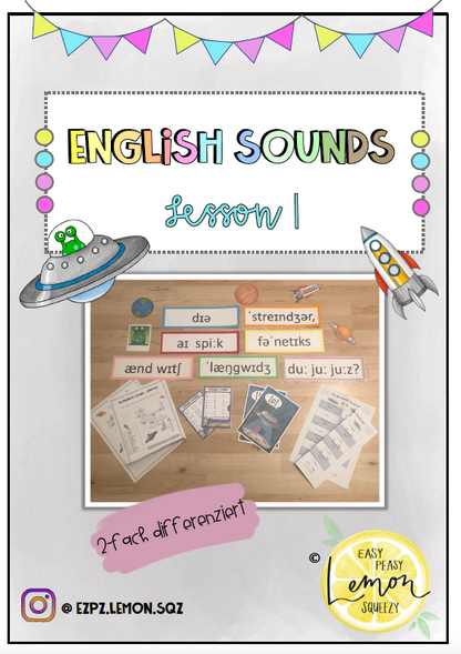 English Sounds / Phonetics - Materialpaket (Lesson 1 + 2)