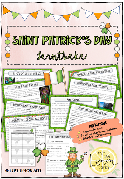 Materialpaket Saint Patrick's Day (Kl. 5-8)