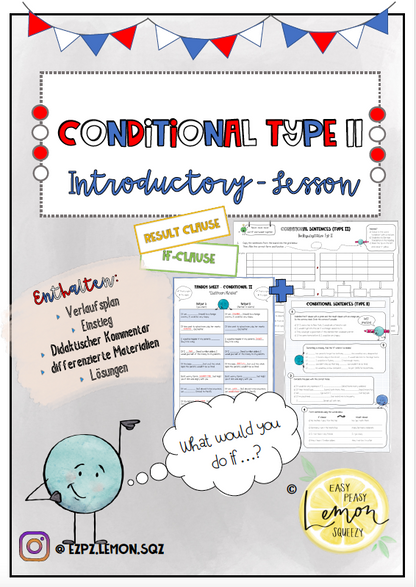 Materialpaket: Conditional / If Clauses 1 & 2 - Introductory Lessons