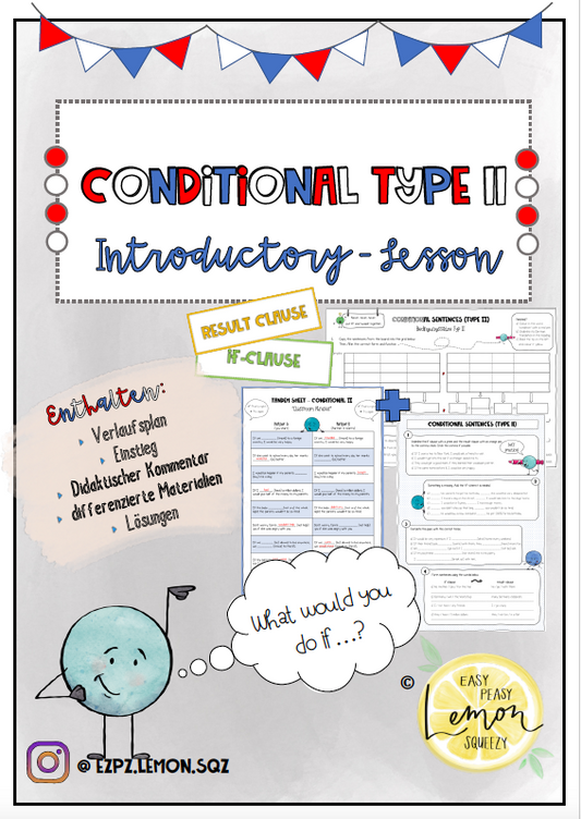 Materialpaket: Conditional / If Clauses 1 & 2 - Introductory Lessons