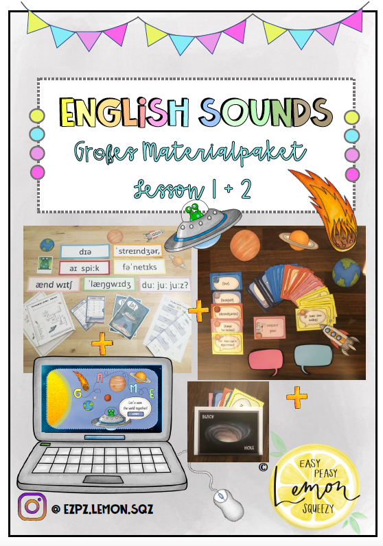Materialpaket: Einführung "English Sounds / Phonetics“ + "Working with a Dictionary"