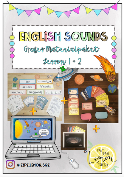 Materialpaket: Einführung "English Sounds / Phonetics“ + "Working with a Dictionary"