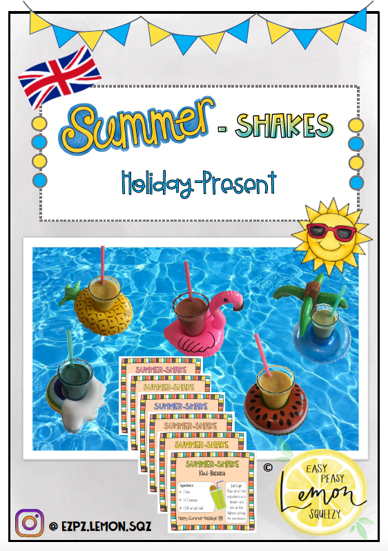 Summer Shakes - Materialpaket (Deutsch - Englisch - Spanisch)
