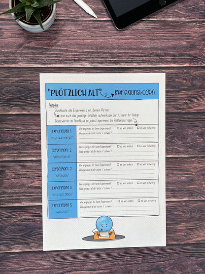 Alt sein - 5 praktische Experimente zum Einfühlen