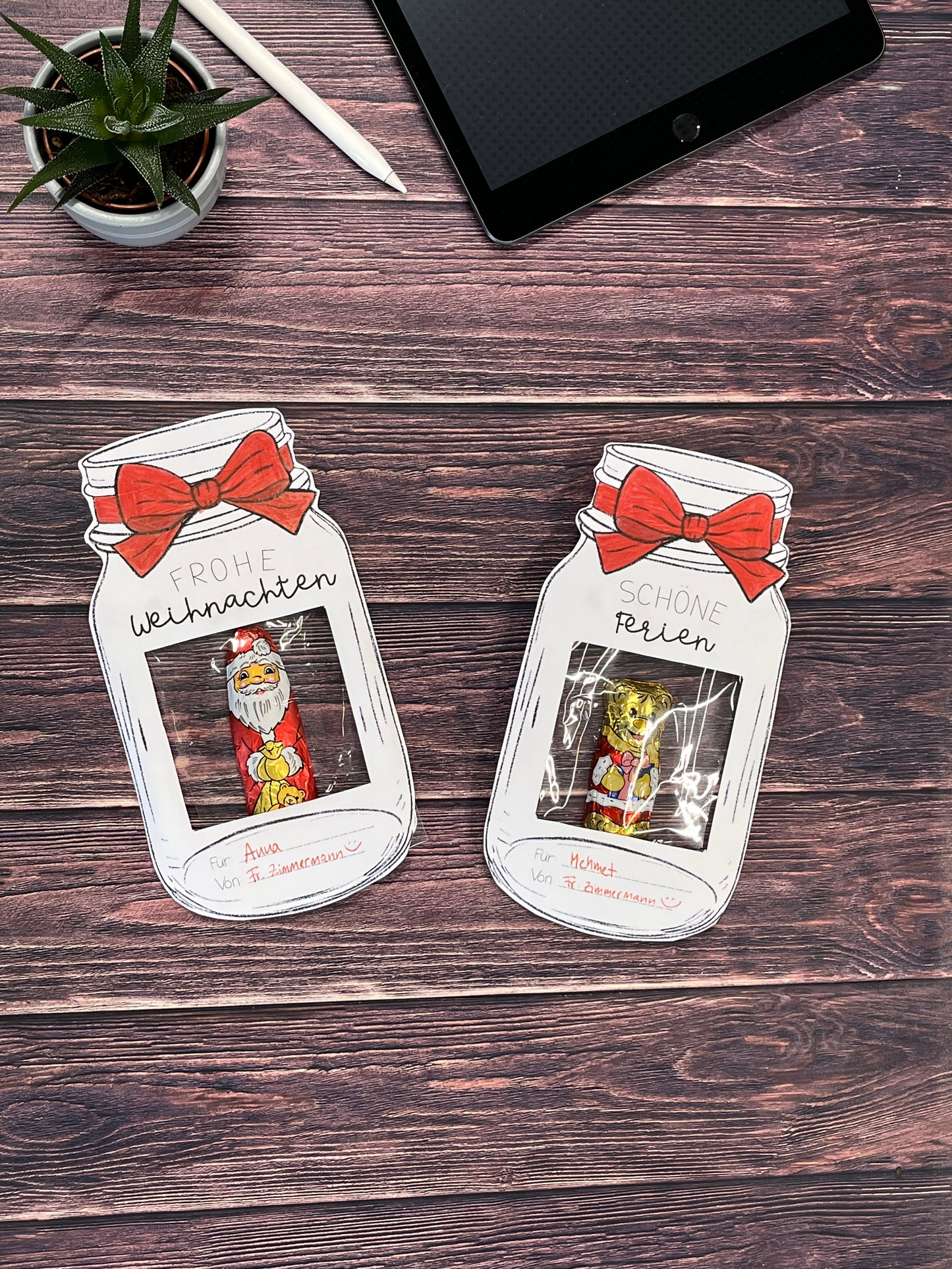 Materialpaket: Geschenk Weihnachtsferien / Christmas Holidays