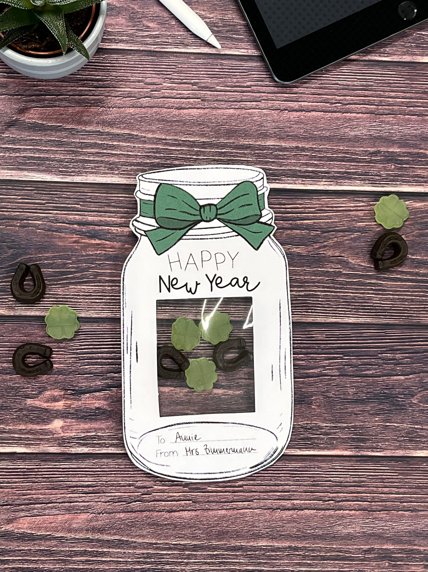 Geschenk New Year / Happy New Year Present