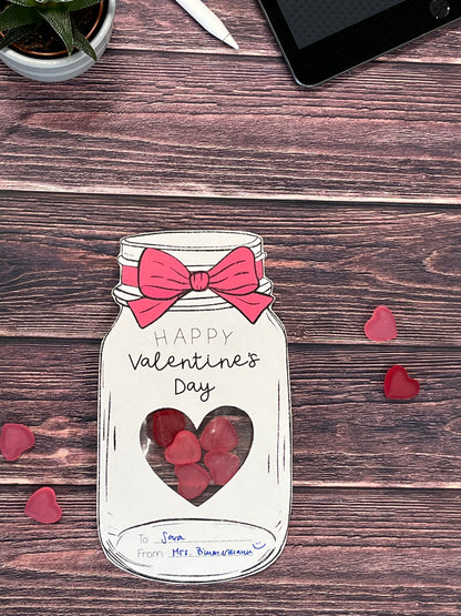Valentine’s Day Present Template - Geschenk Valentine’s Day