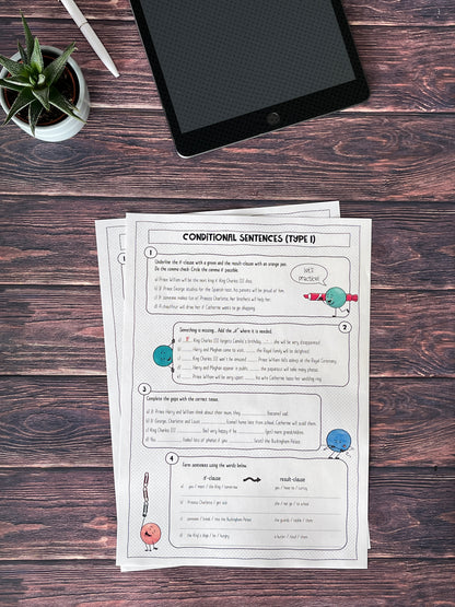 Conditional Sentences (Type 1) - Practice Sheet