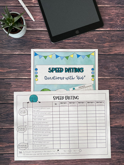 Speed Dating: Questions with „Did"