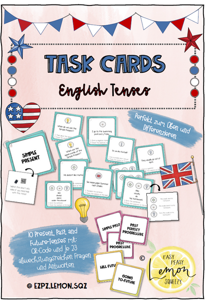 MEGA BUNDLE: Fast Finisher und Grammar Task Cards
